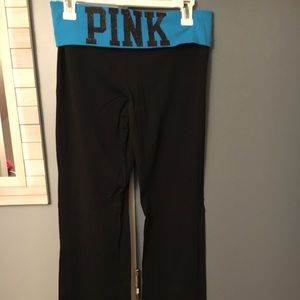 Pink yoga pants